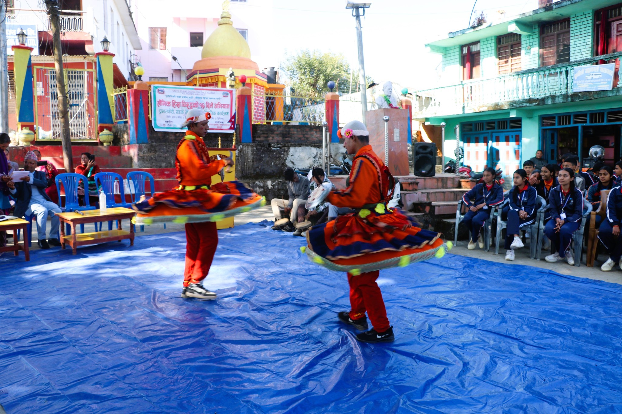 झुलाघाट सीमा नाकामा लैङ्गिक हिंसाविरुद्धको १६ दिने अभियान